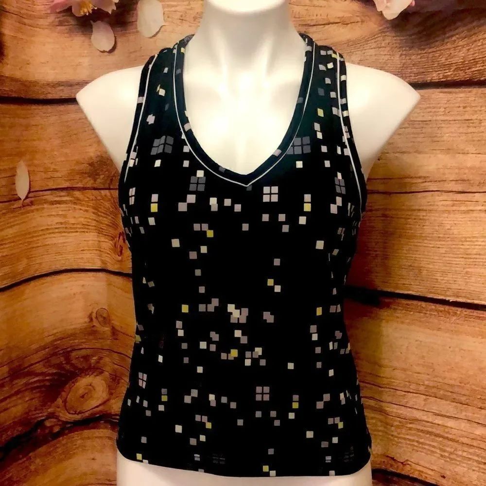 Champion black print racerback tank